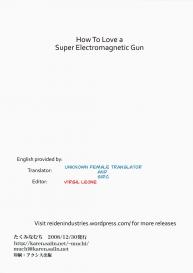 Choudenji Hou no Aishi Kata | How to Love a Super Electromagnetic Gun #3