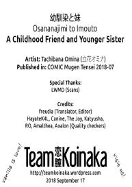 Osananajimi to Imouto – A childhood friend and younger sister #37