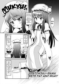 Patchouli-sama gets fat and milky #1