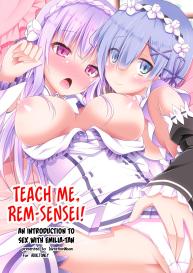 Teach me, Rem-sensei! An introduction to sex with Emilia-tan | Oshiete Rem Sensei #1