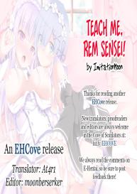 Teach me, Rem-sensei! An introduction to sex with Emilia-tan | Oshiete Rem Sensei #23