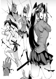 Kurokami Ponytail Tsurime JK Taimabu Rakugaki | Exorcism Club for Black Haired Girls with Ponytails #25