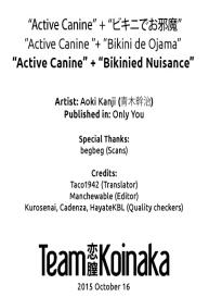 Active Canine + Bikini de Ojama | Active Canine + Bikinied Nuisance #17