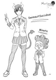 SwimsuitSuccubus x Mineta #1