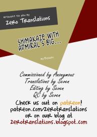 Shimakaze-chan to Teitoku no Ooki na… | Shimakaze With Admiral’s Big… #16