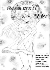 Boku No Negai ga Kanau [My Wish Has come True, rewrite #1