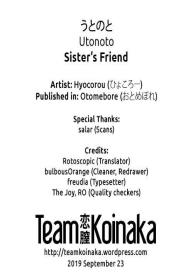 Utonoto | Sister’s Friend #5
