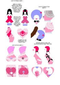 A book that Proposes designs for sissy tattoos #7