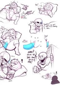 Sans x Frisk x Papyrus #2