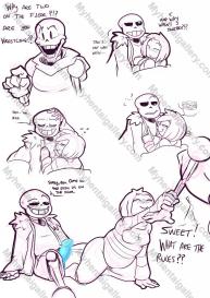 Sans x Frisk x Papyrus #3