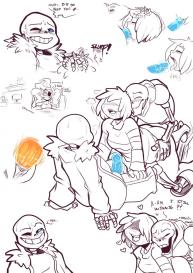 Sans x Frisk x Papyrus #7