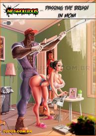 Negroludos 4 – Passing The Brush In Mom #1